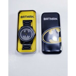 2017 Hot Topic Accutime DC Comics Batman Wrist Watch - Adult Size - BAT1228TN